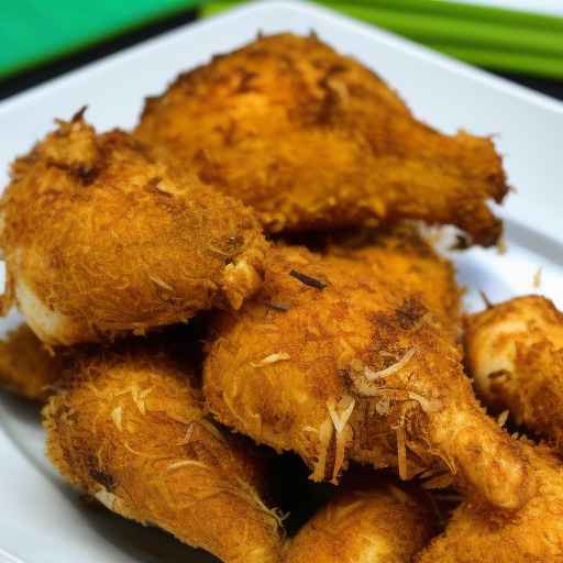 Кокосовая курица во фритюрнице