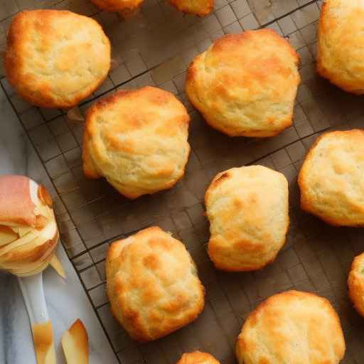 Печенье с яблоками и чеддером