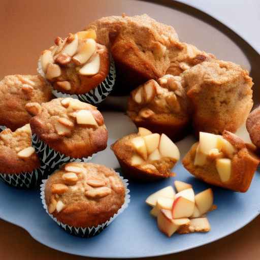 Маффины с яблоками и орехами