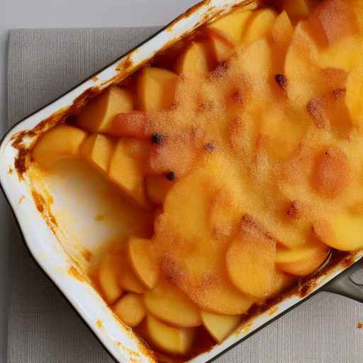 Гратен из яблок и сладкого картофеля с грюйером