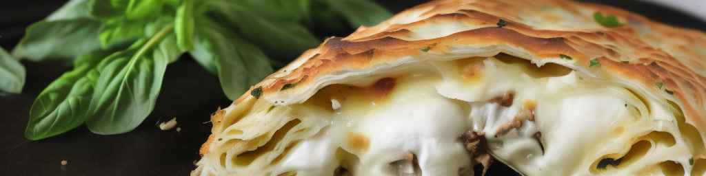 Кальцоне с артишоками и моцареллой