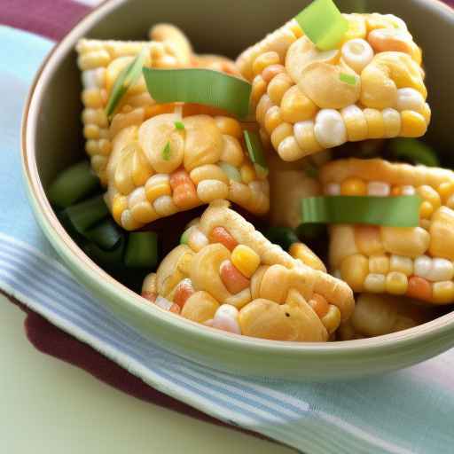 Кукурузные слойки с беконом и зеленым луком