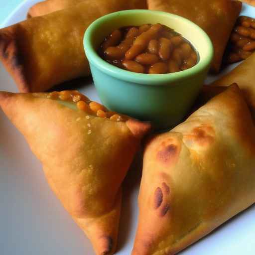 Самосы из печеной фасоли
