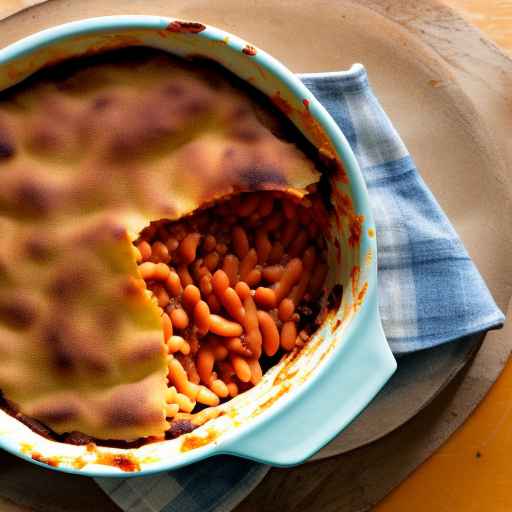 Пастуший пирог с печеными бобами