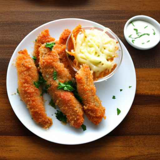 Запеченные куриные тендеры с пармезаном