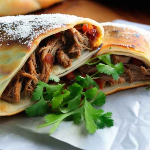 Кальцоне из свинины BBQ Pulled Pork