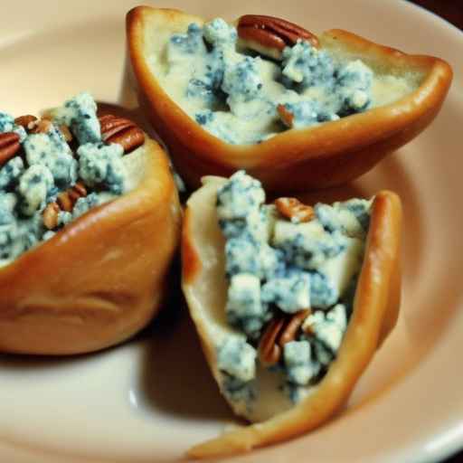Финики с голубым сыром и орехами