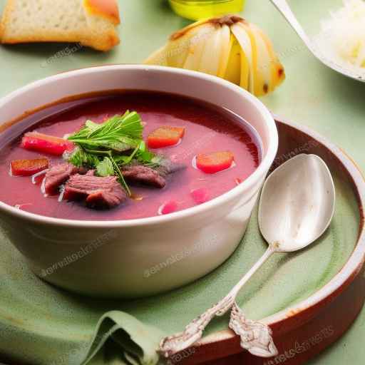 Борщ со свининой и квашеной капустой