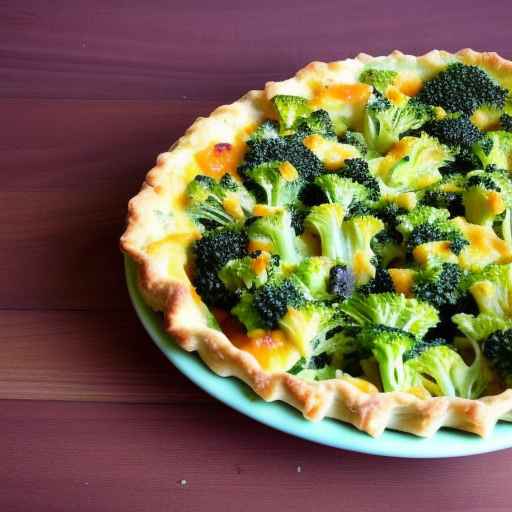 Карманный пирог с брокколи и чеддером