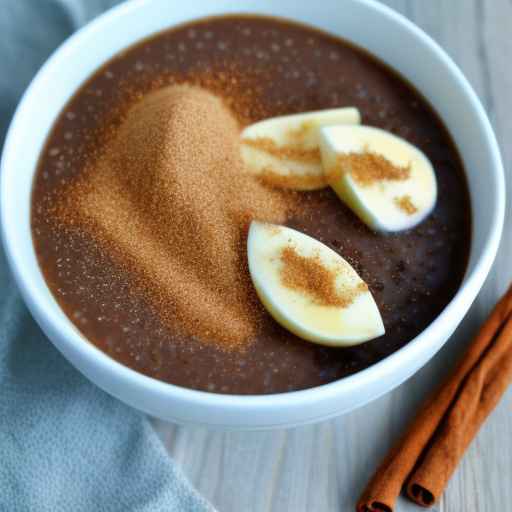 Каша с коричневым сахаром и корицей