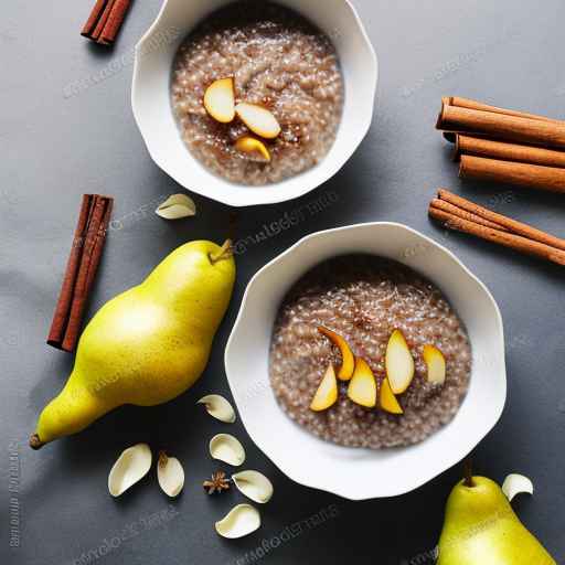 Гречневая каша с грушами и корицей