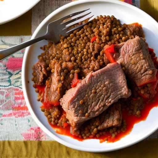 Капустные рулетики с говядиной и чечевицей