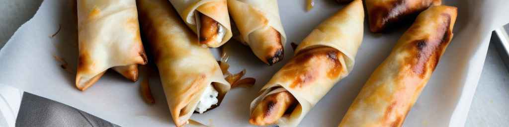 Яичные рулетики с карамелизованным луком и козьим сыром