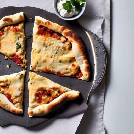 Кальцоне с цветной капустой и моцареллой