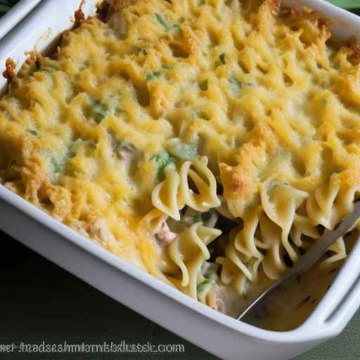 Cheesy Chicken and Noodle Casserole