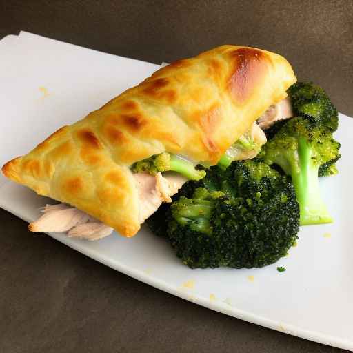 Рецепт переворачивания курицы с брокколи