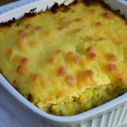 Запеканка с курицей и кукурузным хлебом