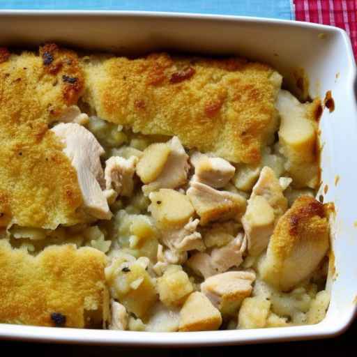 Запеканка с курицей и фаршем