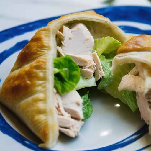 Куриный салат "Цезарь"