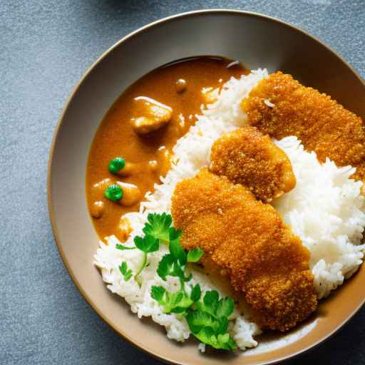 Курица кацу карри с жасминовым рисом