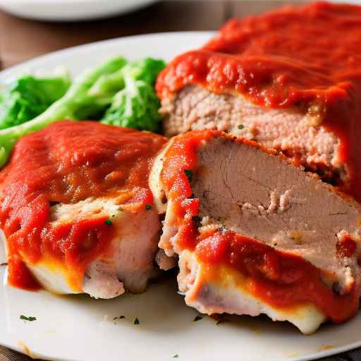 Куриный мясной рулет с пармезаном