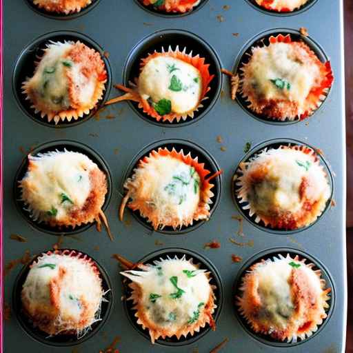 Маффины с куриным пармезаном