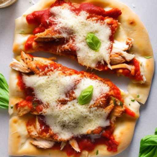 Фаршированные лепешки с курицей и пармезаном