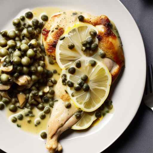 Курица Пикката с каперсами и лимонно-масляным соусом