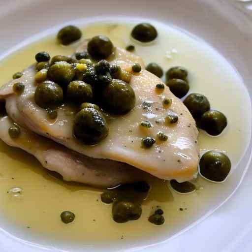 Курица Пикката с лимоном и каперсами
