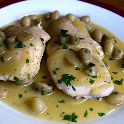 Курица Пикката с соусом из белого вина