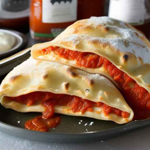 Классические кальцоне с соусом маринара