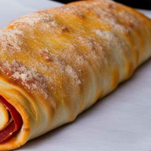 Классические стромболи с пепперони и сыром