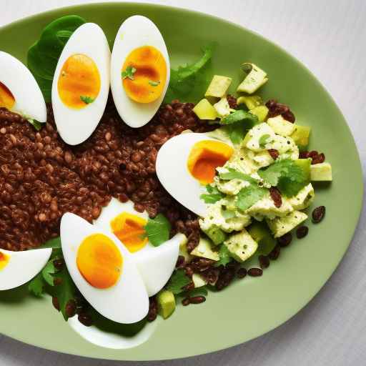Коста-риканский яичный салат с Gallo Pinto