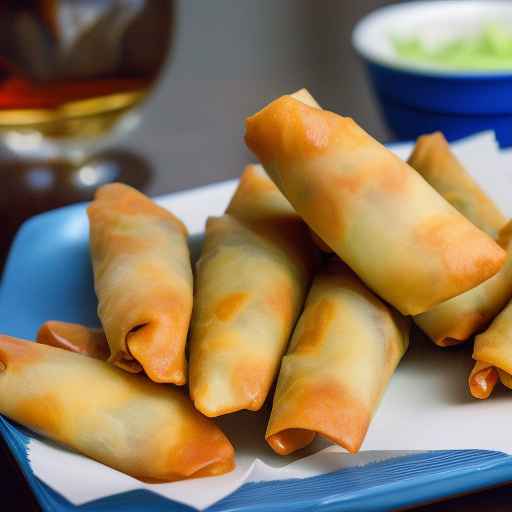 Яичные роллы с крабом