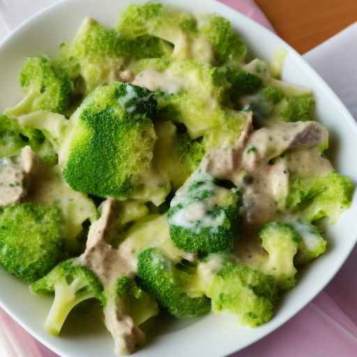 Сливочный салат из брокколи