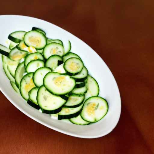 Салат из огурцов и яиц