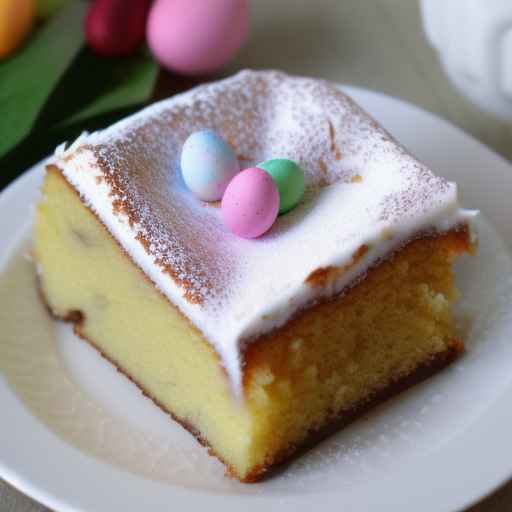 Пасхальный торт с корицей