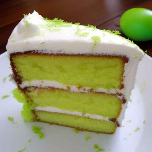 Пасхальный кекс с лаймом