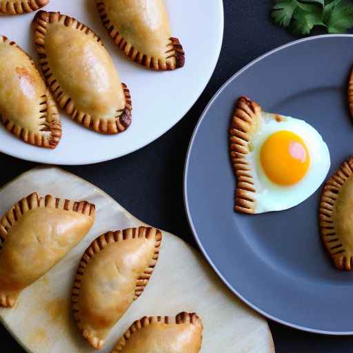 Эмпанадас с яйцом и колбасой