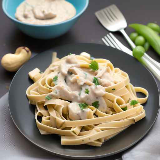 Фетучине с соусом из кешью