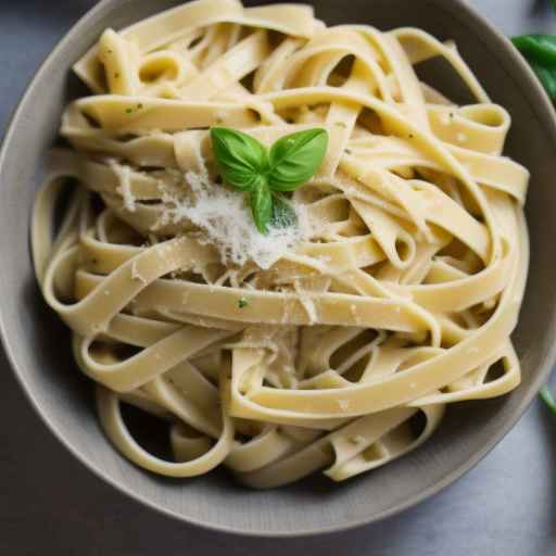 Фетучине с чесноком и маслом