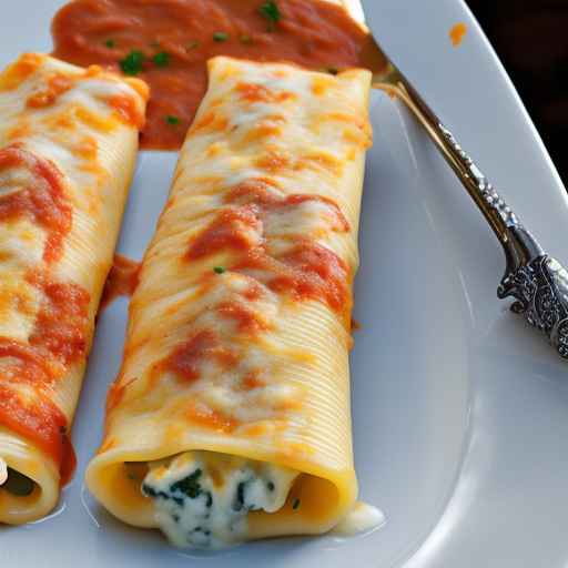 Маникотти с начинкой из четырех сыров