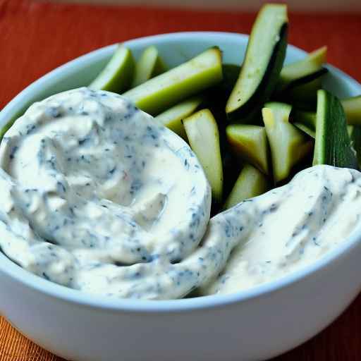 Греческий йогурт Ranch Dip с овощами
