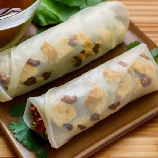 Рулетики из куриного фарша и коричневого риса