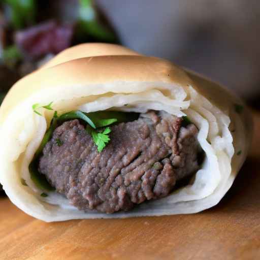 Рулеты из баранины и ячменя