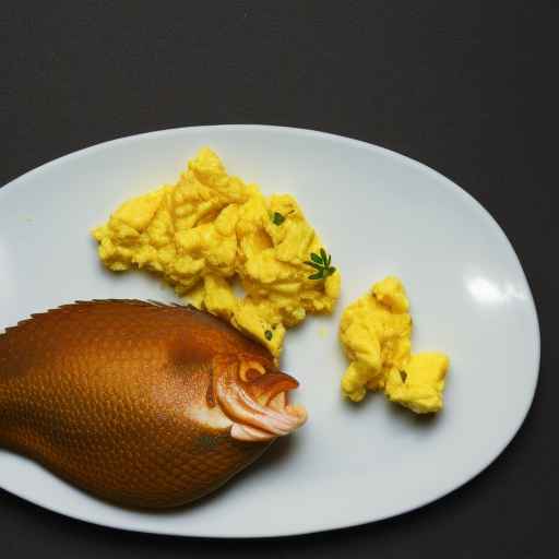Гаитянская Акра с соленой треской и яичницей