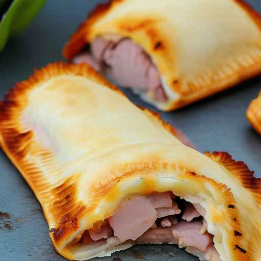 Гавайский пирог BBQ Hand Pie с ветчиной и ананасом
