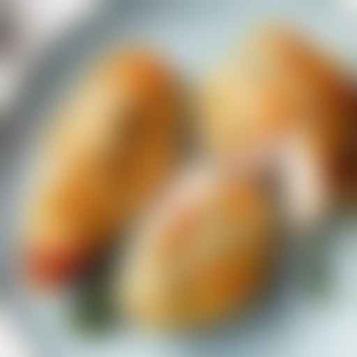 Фаршированные травами и сыром куриные грудки