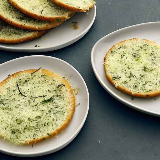 Кружочки сыра с пармезаном и чесноком