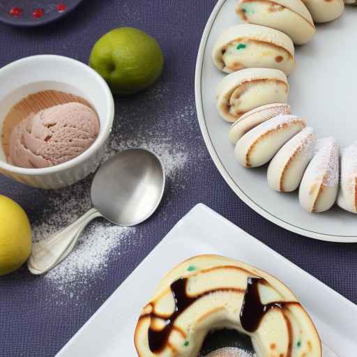 Блинные рулетики с начинкой из мороженого